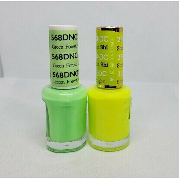 Daisy DND Green Forest And Shine Bright Nail Lacquer Gel Finger Nail Polish - Picture 4 of 10